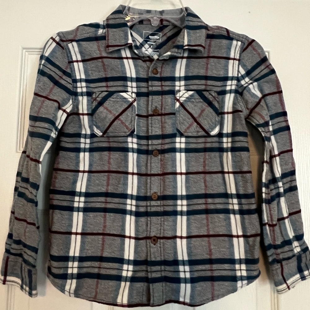 Boys Flannel Button Down